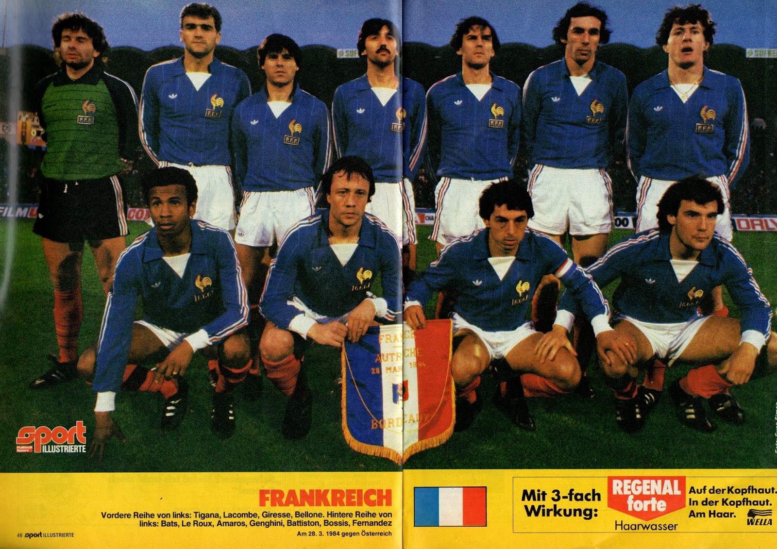 L'histoire de l'Equipe de France de football en 1984 (deuxième partie